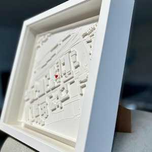 Personalisiertes Bild / 3D Stadt / Koordinaten / Original / Personalisierte Geschenke / Hochzeitsgeschenk Bild 10