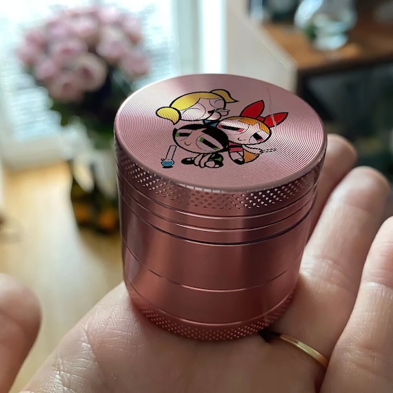 Cute the Powerpuff Girls Pink Weed Grinder 420 Girly Gift for Etsy