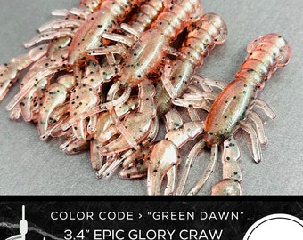 6PK 3.40" Epic Glory Craws