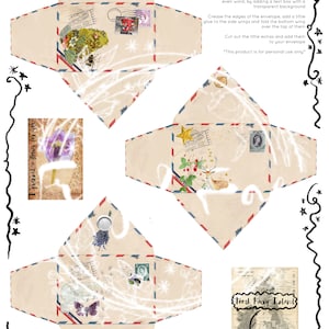 Puede incluir: Plantilla de carta para el hada de los dientes imprimible con est&eacute;tica vintage. La plantilla incluye un sobre decorativo con dise&ntilde;o floral, un mapa de la Isla del Hada de los Dientes y una tarjeta peque&ntilde;a con el texto "Presion&eacute; una flor para ti".