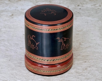Burmese  Lacquer Vintage Box a Betel Kun-it Box Lacquerware Burma /Myanmar