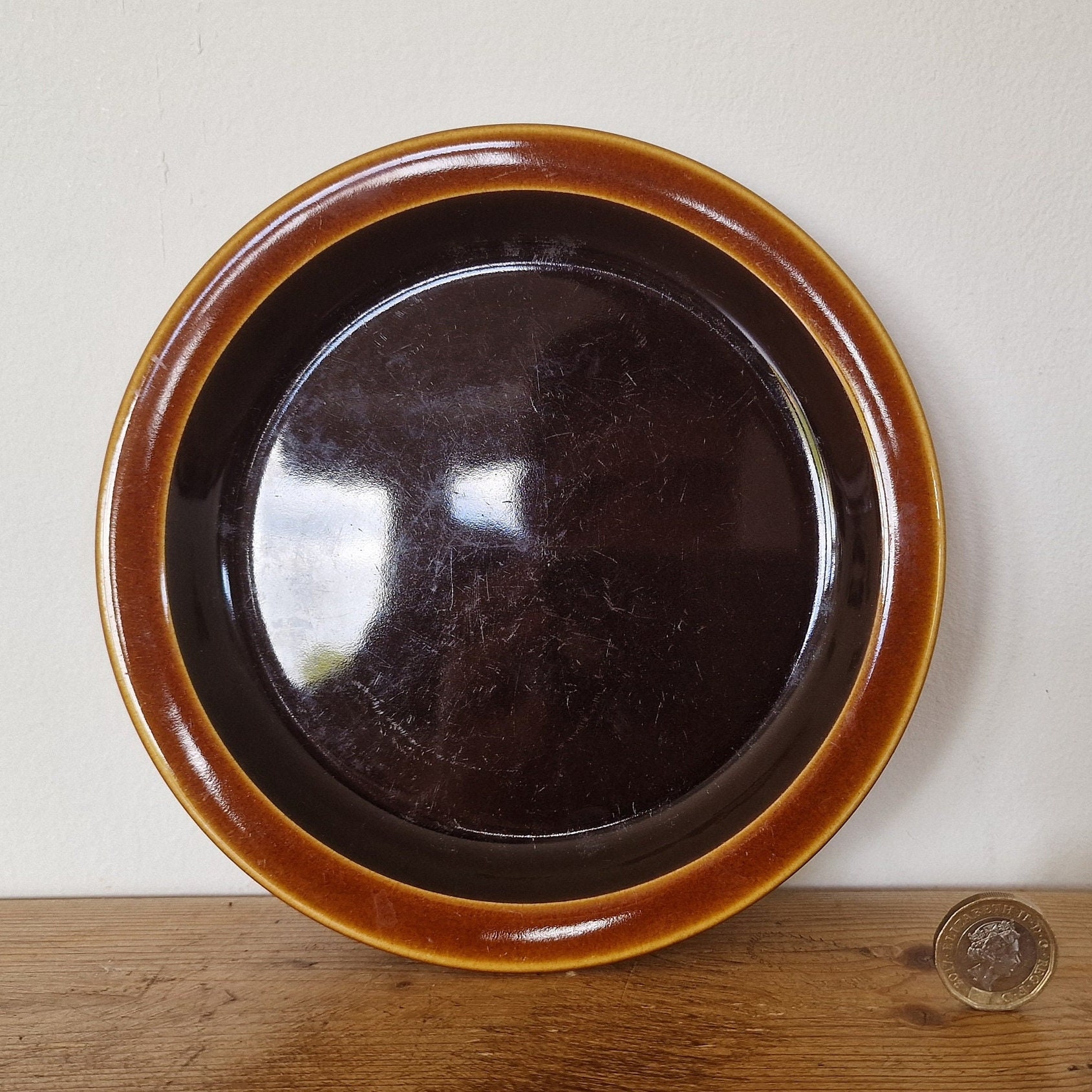 Hornsea Bronte plate【ホーンジー•食器】〈vintage