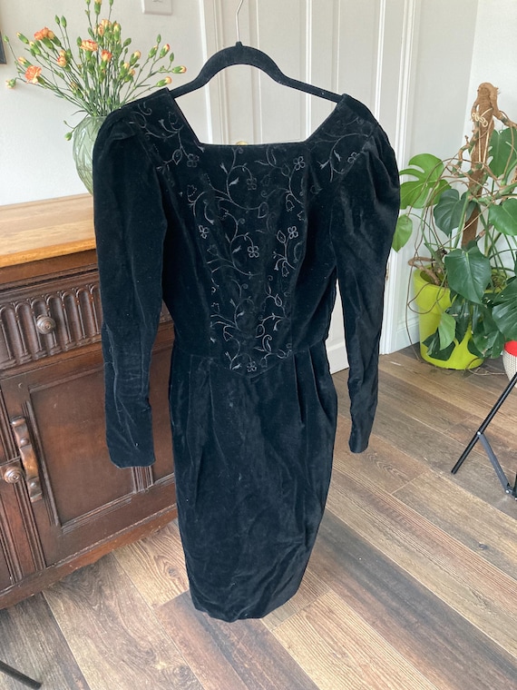 laura ashley black dress Women's Laura Ashley Black A Line 100% Cotton Dresses