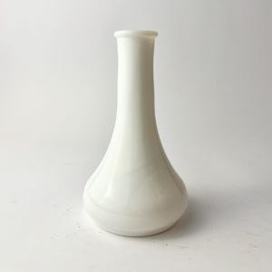 Vintage White Milk Glass Bud Vase