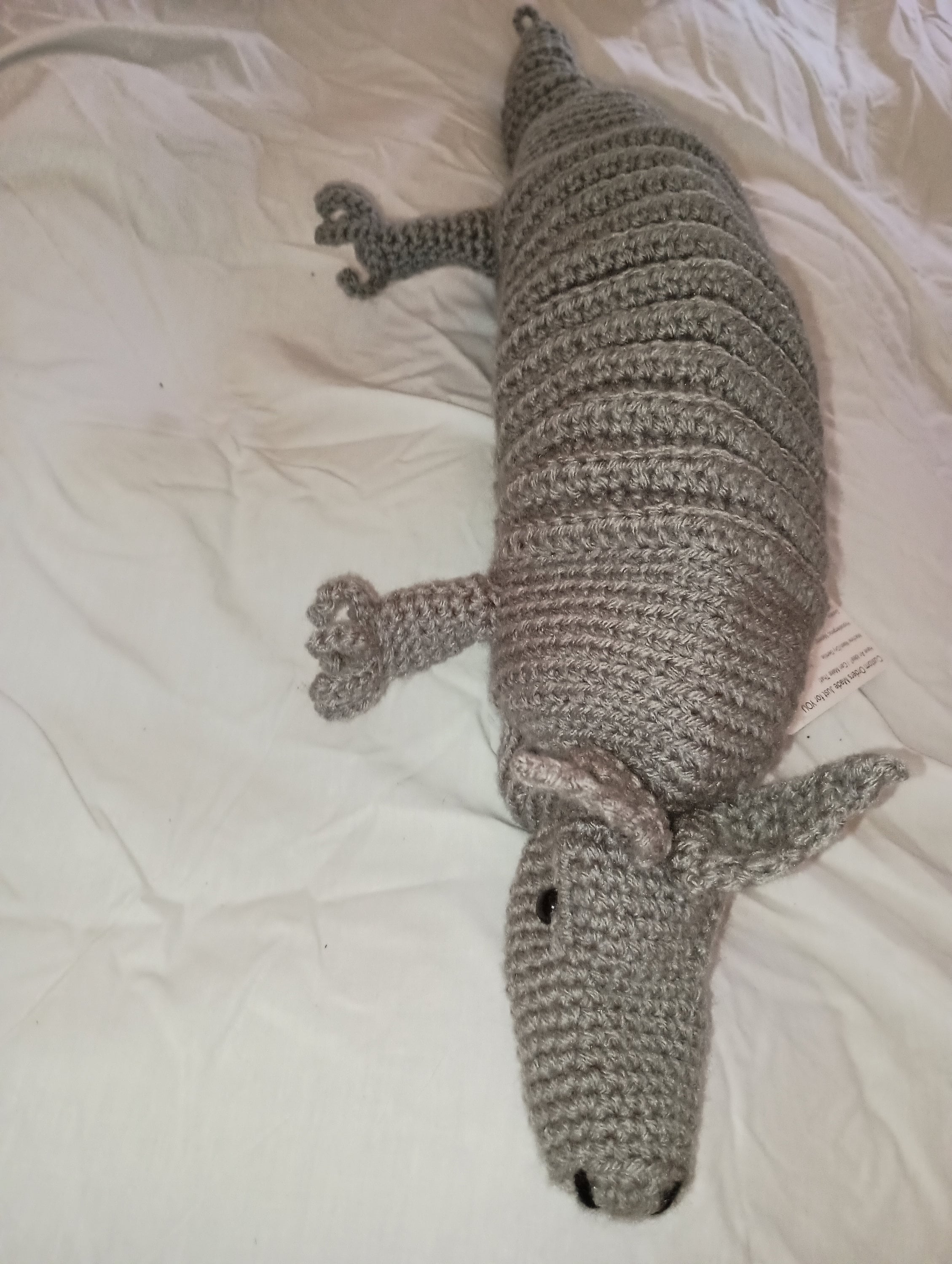 Armadillo Bag Holder/ Plushy Crochet Pattern - Etsy