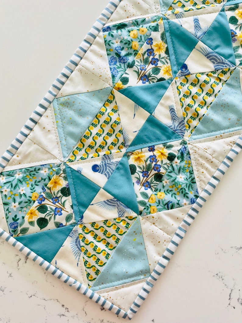 Scandinavian Quilted Table Runner image 3