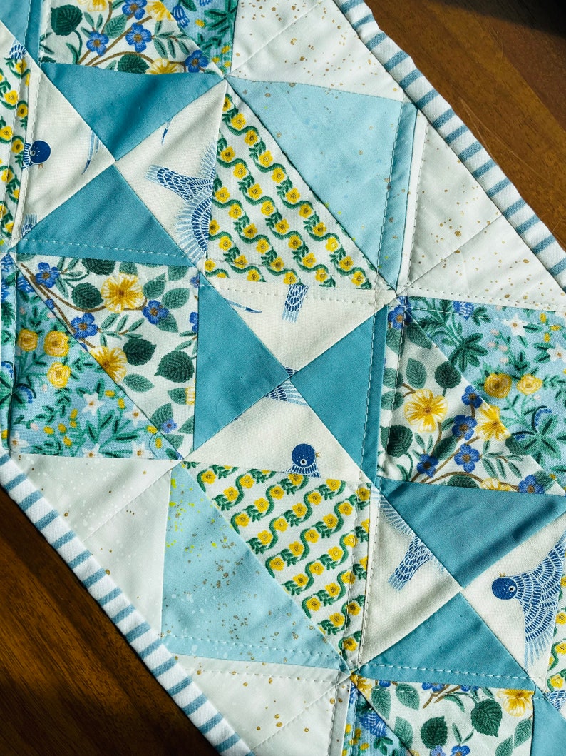 Scandinavian Quilted Table Runner image 5