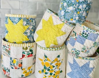 Quilted Fabric Baskets