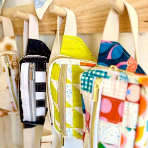 Patchwork Quilted Fanny Pack Belt Bag