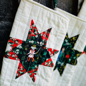Mouse King Handmade Quilted Stocking