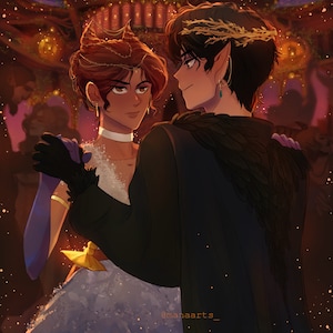 The Folk of the Air | Jurdan - The Ball | Fine Art Print | The Cruel Prince, The Wicked King, Queen of Nothing, Jurdan, Jude Duarte