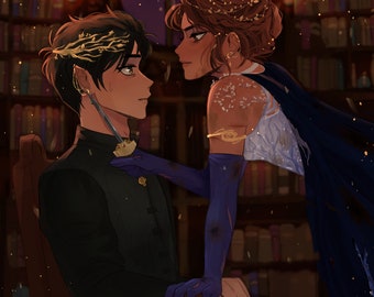 Jurdan Art Print | The Cruel Prince, Dain's Office (8x8)