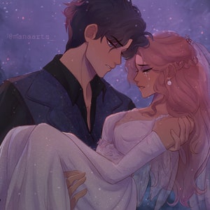 Once Upon a Broken Heart | Evajacks - Tears | Fine Art Print | Caraval, The Ballad of Never After, A Curse for True Love, Jacks & Evangeline