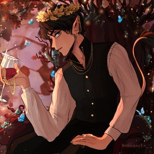The Folk of the Air | Cardan Greenbriar | Fine Art Print | The Cruel Prince, The Wicked King, Queen of Nothing, Jurdan, Jude Duarte