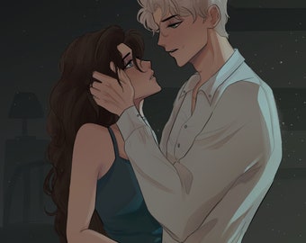 Aaron Warner & Juliette Ferrars Art Print | Unravel Me, Fan Art