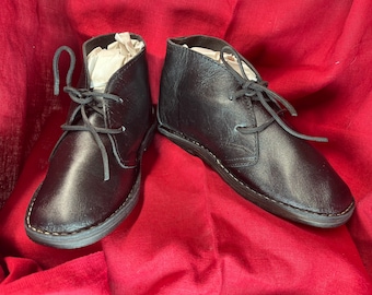 Youth/boys genuine leather boots, mountain man, civil war, brogans,