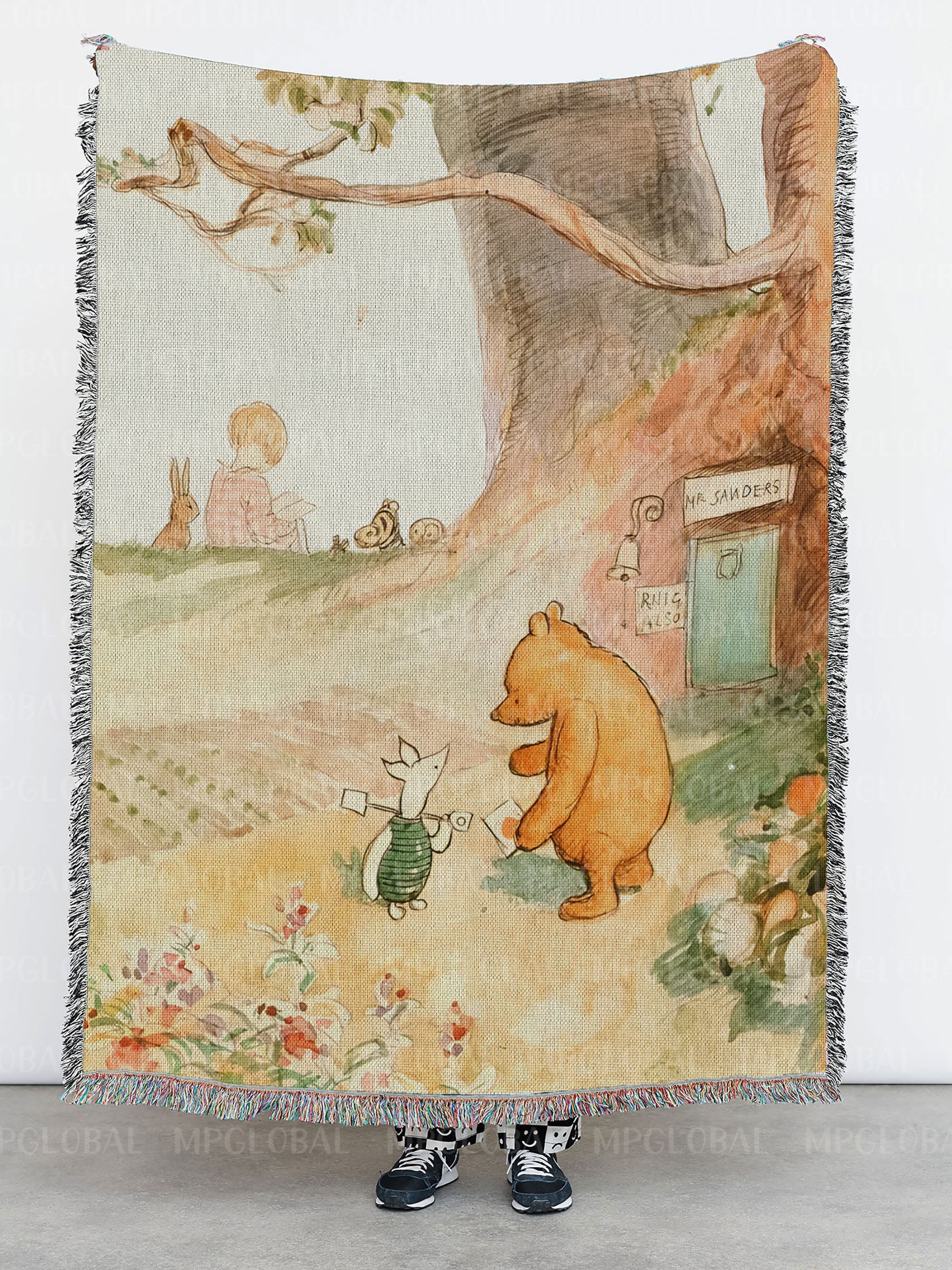 Winnie the Pooh Picnic HunnyPot Plate - Ruby Lane