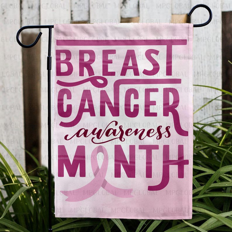 Husband of A Warrior Flag, Motivation Breast Cancer Awareness Flag