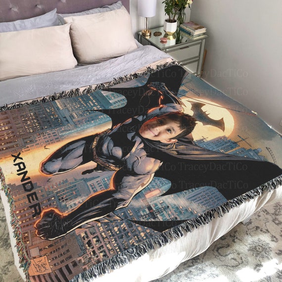 Personalized Spiderman Blanket Custom Face Marvel Blanket Spider