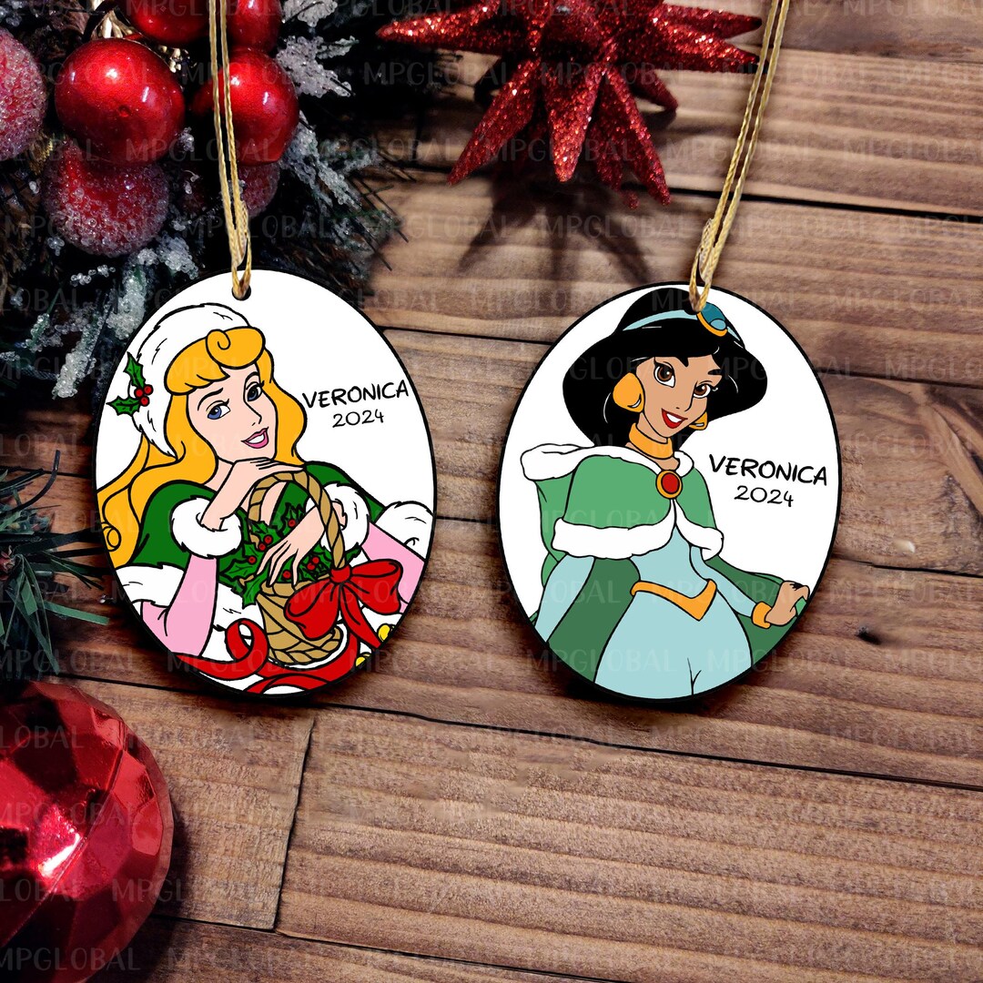 Fairy Aurora Jasmine Custom Ornament, Winter Joy Jasmine Ornament