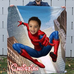 Blanket spiderman hotsell