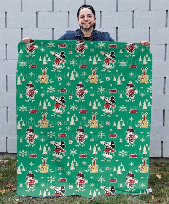 Disney Christmas Blanket Mickey and Friends Holidays Blanket