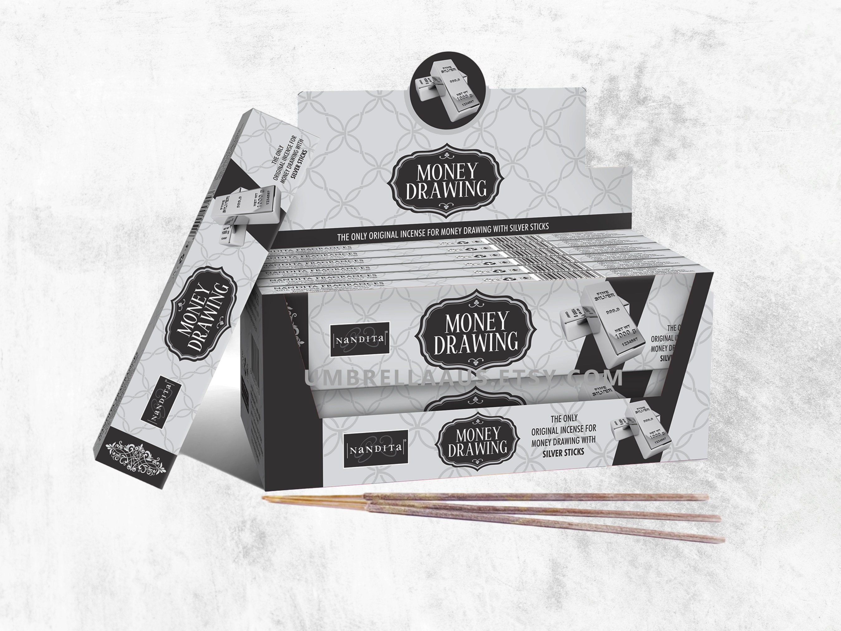 Money Drawing Incense Sticks. Nandita. 15g. 12 Pack Etsy
