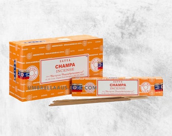 Champa Incense Sticks. Satya. 15g. [12 Pack]