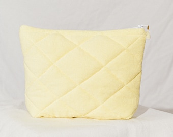 Lemon Towel Quilted Pouch