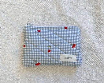 Blue Cherry Pouch