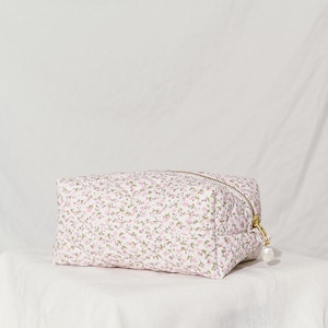 Floral Quilted Pouch - Etsy