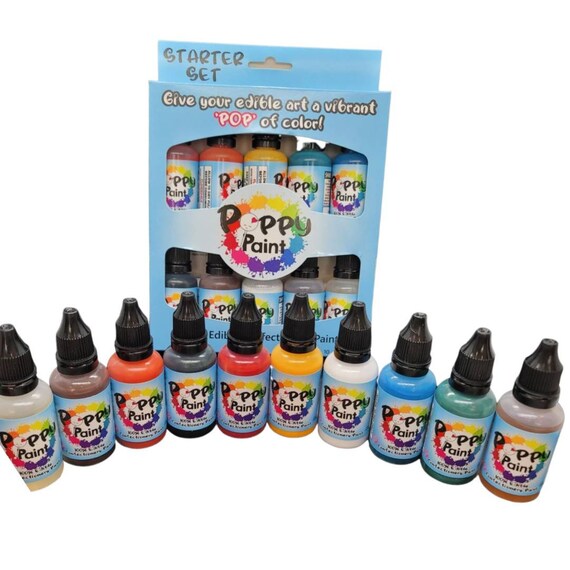 10pc Starter Set Poppy Paint Starter Kit Poppy Paint Pack by Etsy