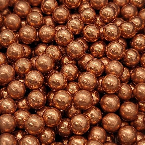 Bronze Sprinkles, for Cake Donut Decoration 3oz 7mm