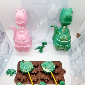 Dinosaur Volcano Silicone Sugarcraft Mold Resin Tools Cupcake Baking Mould  Fondant Cake Decorating Tools