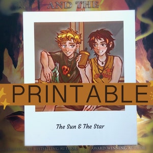 PRINTABLE The Sun and The Star polaroid