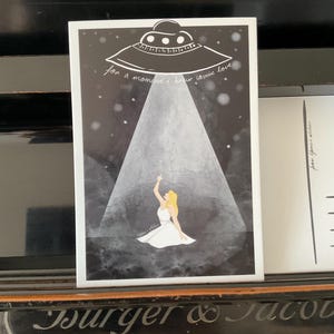 cosmic love - Postkarte A6 von Yami‘s Atelier