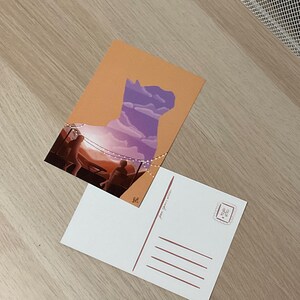 Alex und Gabe - Postkarte A6 von Yami‘s Atelier