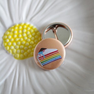 LGBTQ+ - button pin 25mm by Irono Yami