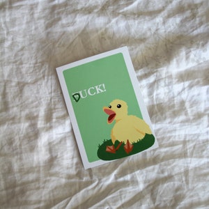 f/duck! - art print A6 by Irono Yami