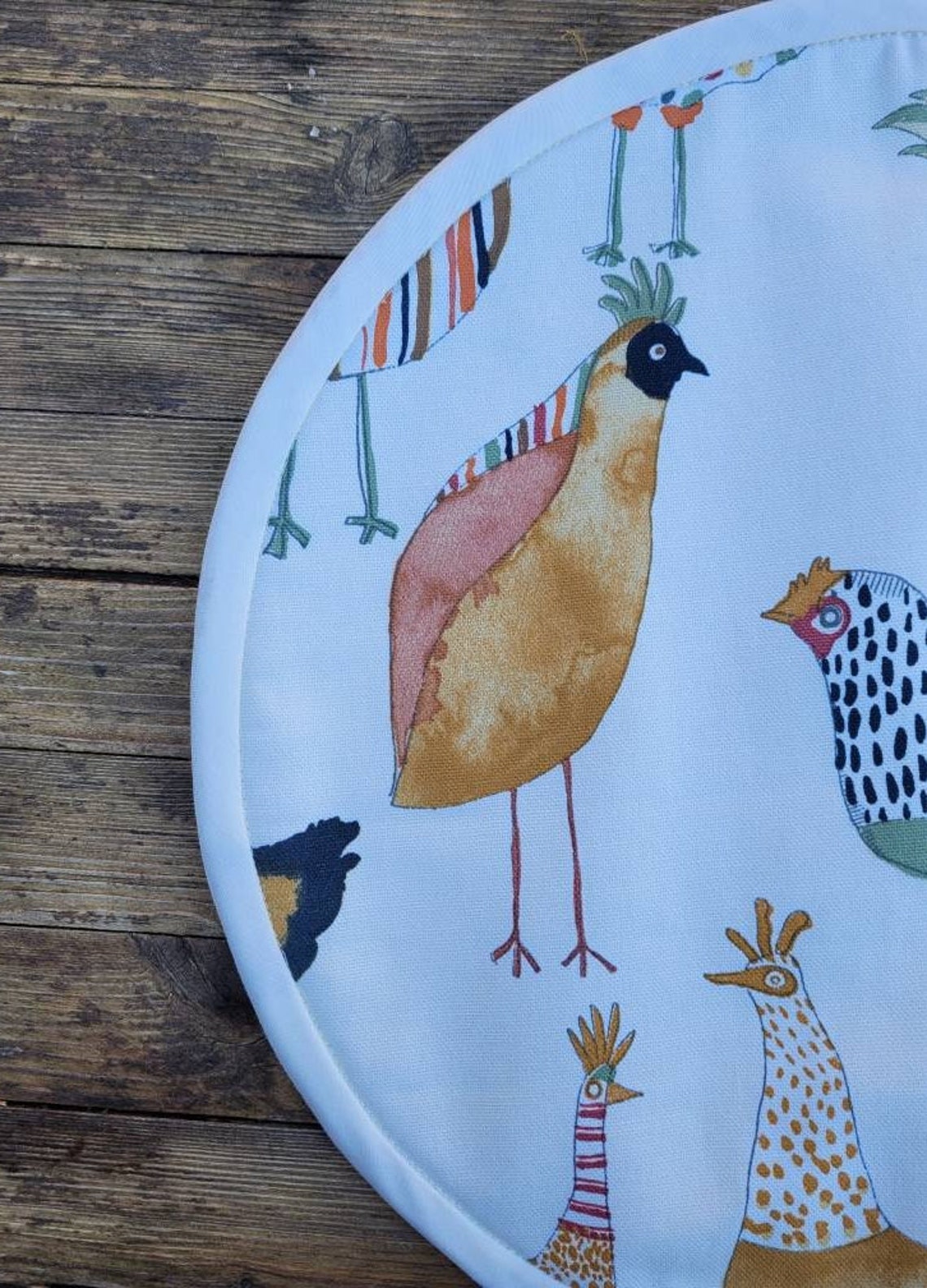 PAIR of Aga Hob / Hob Lid Covers Harriet Hens vintage Etsy UK