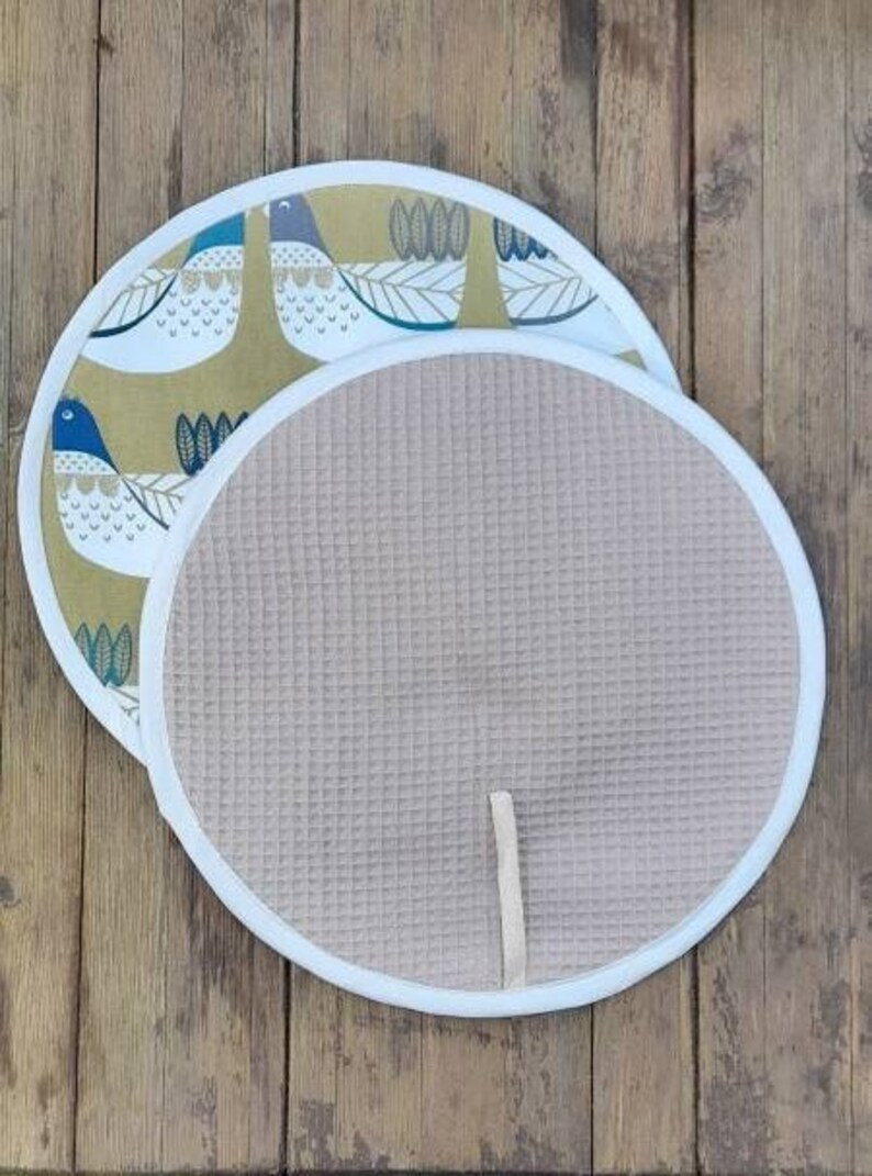 Pair of Aga Hob / Hob Lid Covers Green 'cluck Cluck' Etsy Australia