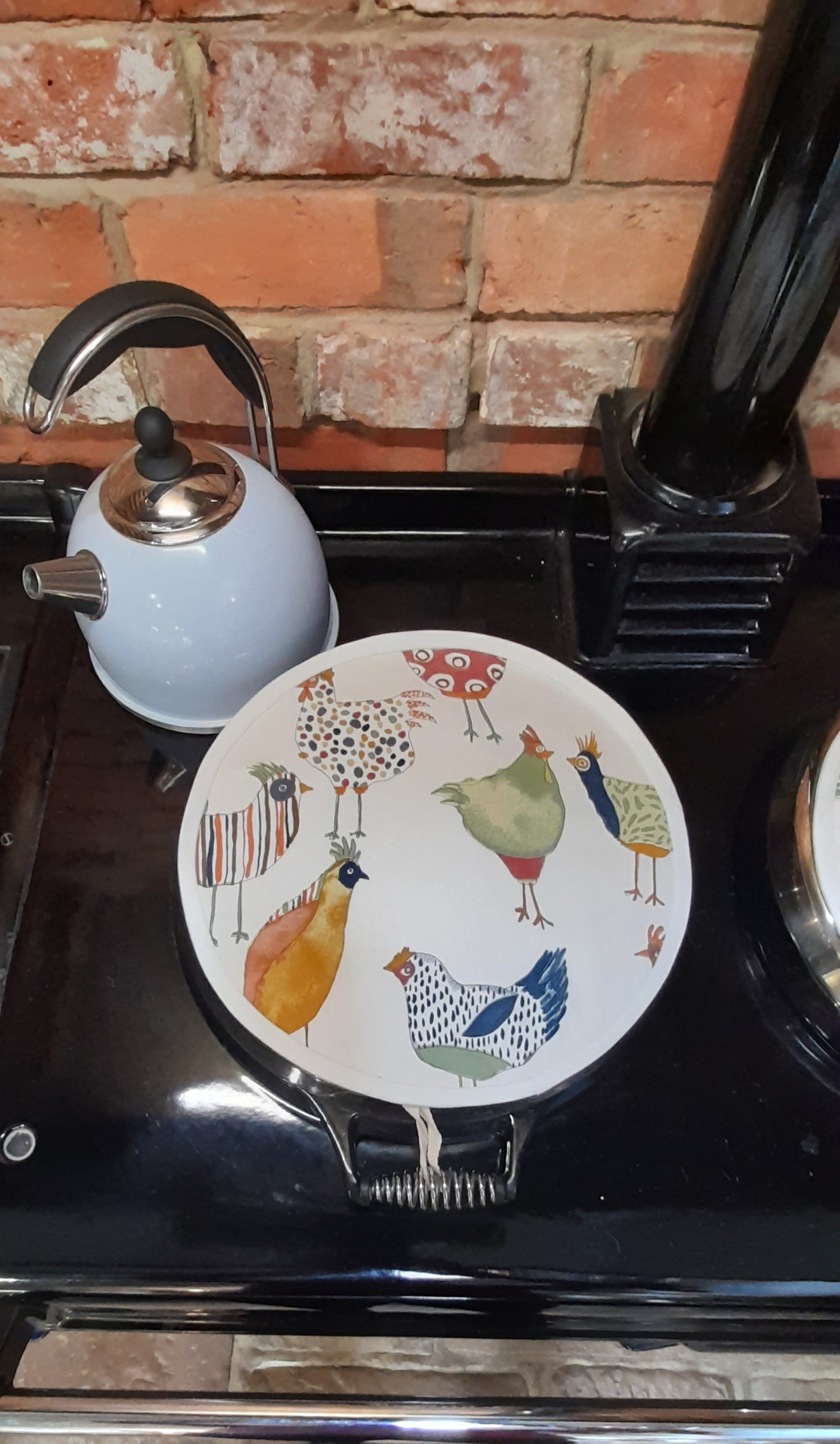 PAIR of Aga Hob / Hob Lid Covers Harriet Hens vintage Etsy UK