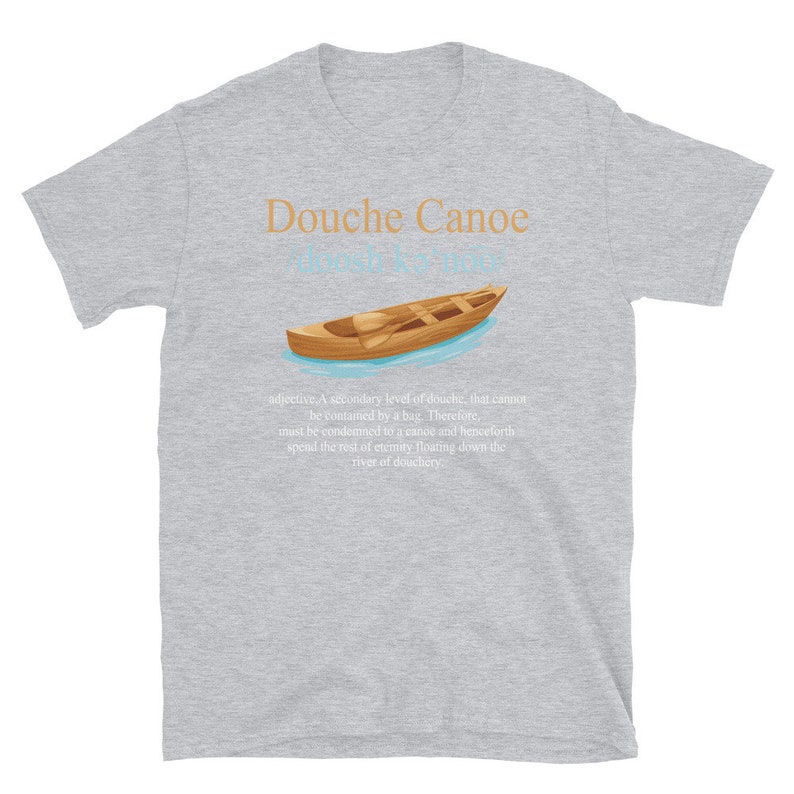 Douche Canoe Definition Funny Outdoor Apparel for Climbers Etsy