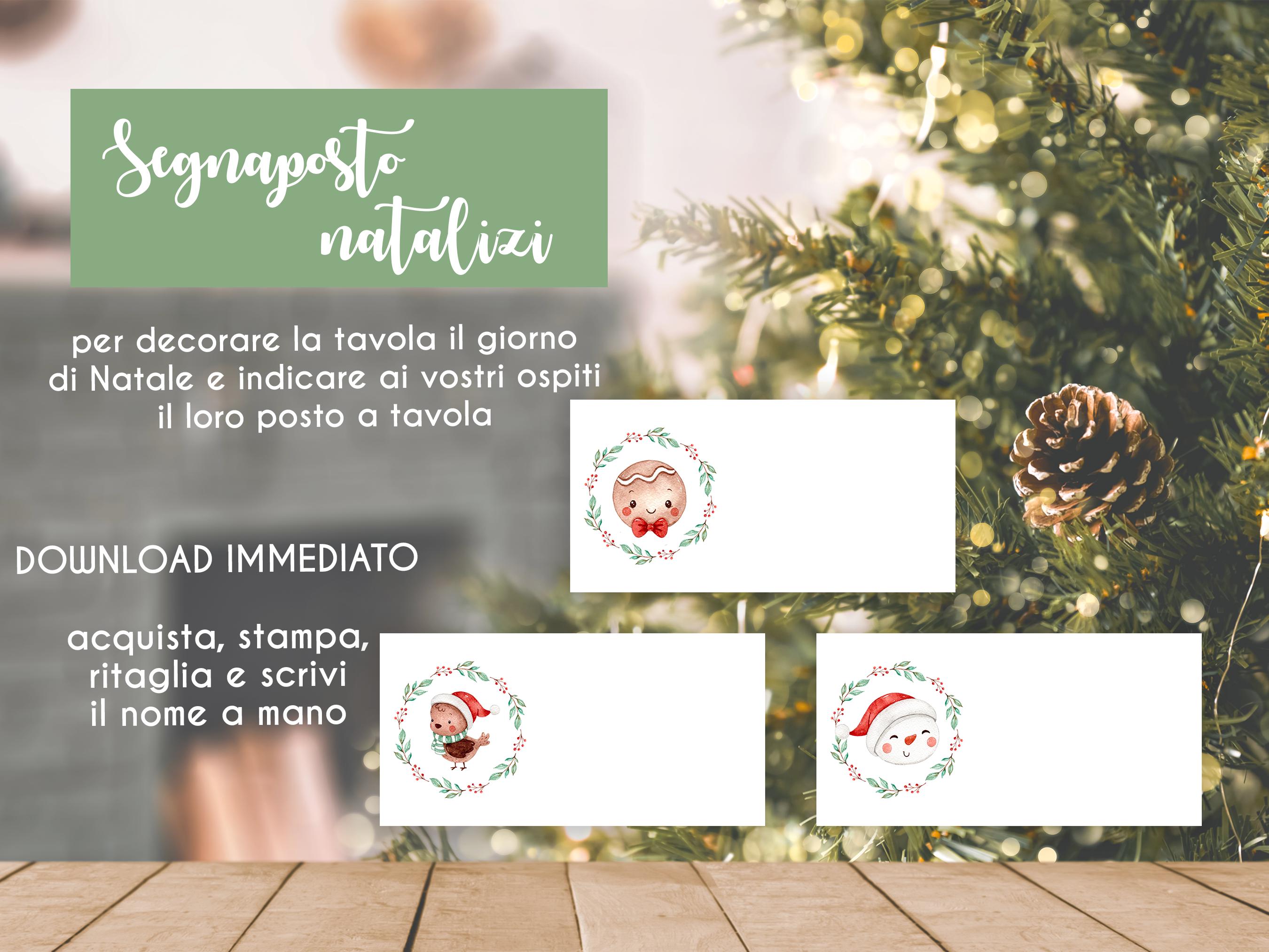 50 Segnaposto Natalizi Bianchi Con Alce – Decorazione Tavola Fai Da Te In Carta Kraft Per Matrimonio E Feste
