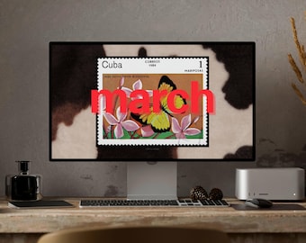 2026 Bold Monthly Wallpaper-bundel, desktop, telefoon, iPad (digitale download)