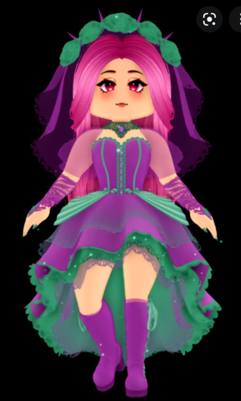 Royal Rebel W/ Royale High// Virtual Level 75 Etsy