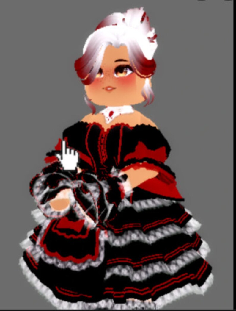Goth Lolita W/ Royale High// Virtual Level 75 Etsy