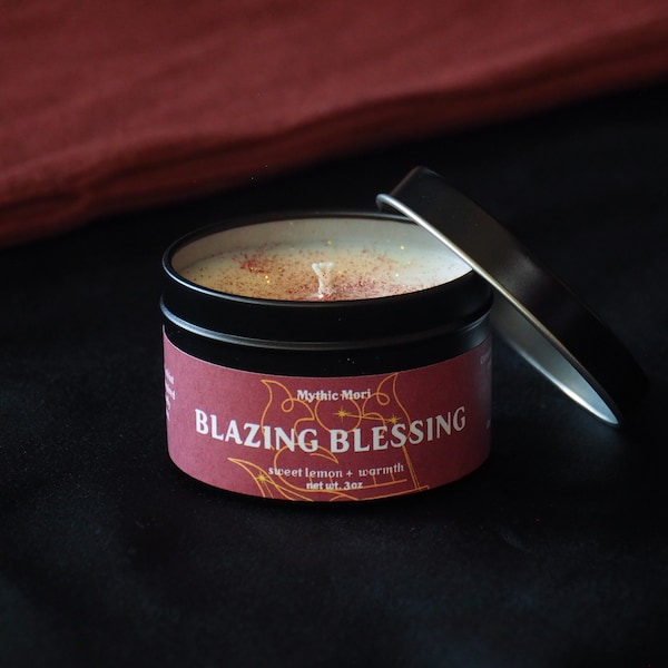 Thoma Blazing Blessing - Genshin Impact Inspired Handmade Soy Candle