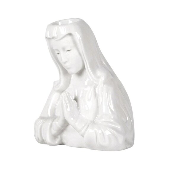 Candle Holder Crying Mary Candle Holder Halloween Decorative Etsy