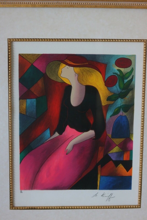 A Collection of 7 Linda Le Kinff Signed and Numbered Serigraphs